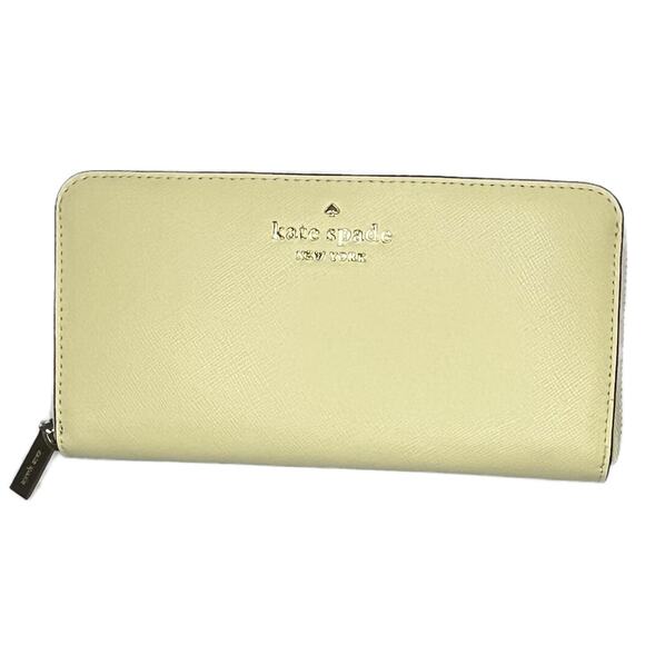 Kate Spade New York Staci Large Continental Wallet in Lemon Fondant - Picture 1 of 10